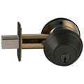 Schlage Grade 1 Single Cylinder Deadbolt, 2-3/4-in Backset, Conventional 6-Pin Cylinder, Keyed 5, Matte Blk B660P 622